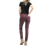 Blugi (jeans) moto femei Ixon model Vicky culoare: burgundy (visiniu) (Cordura® Denim) - clasa AA