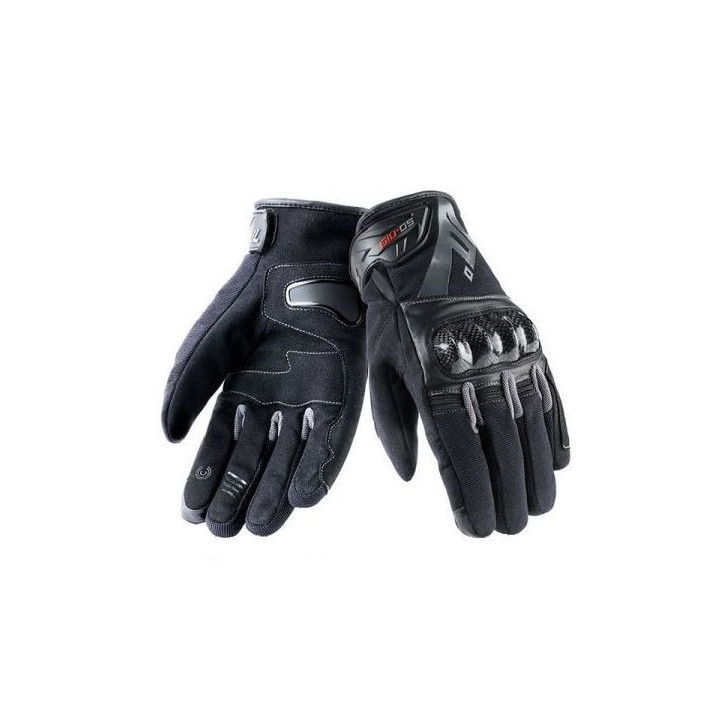 Manusi barbati Naked iarna Seventy model SD-N19 culoare: negru/gri – WinterTex - degete tactile (utilizare Smartphone)
