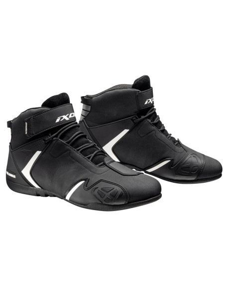 Ghete moto Roadster barbati All Season Ixon model Gambler WP MS culoare: negru/alb (100% waterproof)