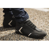 Ghete moto Roadster barbati All Season Ixon model Gambler WP MS culoare: negru/alb (100% waterproof)