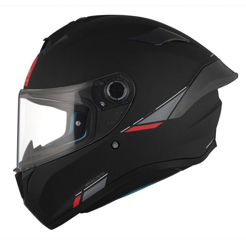 Casca integrala MT Targo S A1 negru mat - omologare noua ECE 22.06 - tip viziera: MT-V-14B