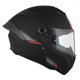 Casca integrala MT Targo S A1 negru mat - omologare noua ECE 22.06 - tip viziera: MT-V-14B