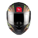 Casca modulabila MT Atom 2 SV Bast A6 military (maro/verde mat) (ochelari soare integrati) Pinlock Ready - tip viziera: MT-V-35