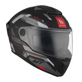 Casca modulabila MT Atom 2 SV Bast D5 negru/gri mat (ochelari soare integrati) Pinlock Ready - tip viziera: MT-V-35