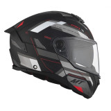 Casca modulabila MT Atom 2 SV Bast D5 negru/gri mat (ochelari soare integrati) Pinlock Ready - tip viziera: MT-V-35