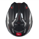 Casca modulabila MT Atom 2 SV Bast D5 negru/gri mat (ochelari soare integrati) Pinlock Ready - tip viziera: MT-V-35