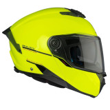 Casca modulabila MT Atom 2 SV A3 galben fluor lucios (ochelari soare integrati) Pinlock Ready - tip viziera: MT-V-35