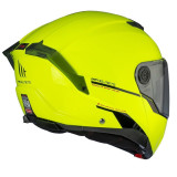Casca modulabila MT Atom 2 SV A3 galben fluor lucios (ochelari soare integrati) Pinlock Ready - tip viziera: MT-V-35