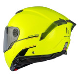 Casca modulabila MT Atom 2 SV A3 galben fluor lucios (ochelari soare integrati) Pinlock Ready - tip viziera: MT-V-35