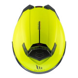 Casca modulabila MT Atom 2 SV A3 galben fluor lucios (ochelari soare integrati) Pinlock Ready - tip viziera: MT-V-35