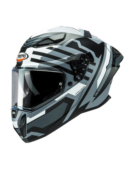 Casca integrala Caberg model Drift Evo II SV Horizon N5 gri/negru/alb mat Pinlock ready - lentila Pinlock inclusa