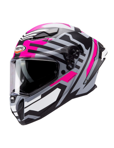 Casca integrala Caberg model Drift Evo II SV Horizon N6 gri/negru/fuchsia mat Pinlock ready - lentila Pinlock inclusa