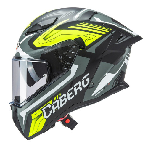Casca integrala Caberg model Drift Evo II SV Jarama L6 negru/gri/galben fluor mat Pinlock ready - lentila Pinlock inclusa 2