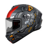 Casca integrala Axxis model Draken S Dinotoon B5 rosu mat - tip viziera: MT-V-18C