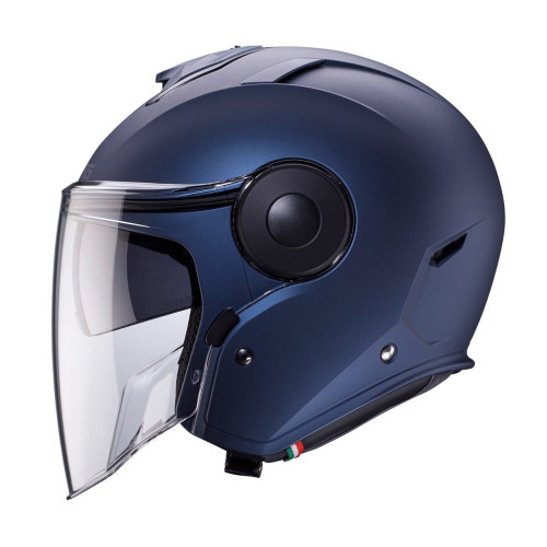 Casca open face (jet) Caberg model Soho SV G8 blue jeans (albastru) mat 2