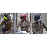 Casca open face (jet) Caberg model Soho SV G8 blue jeans (albastru) mat