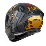 Casca integrala Axxis model Draken S Dinotoon B5 rosu mat - tip viziera: MT-V-18C