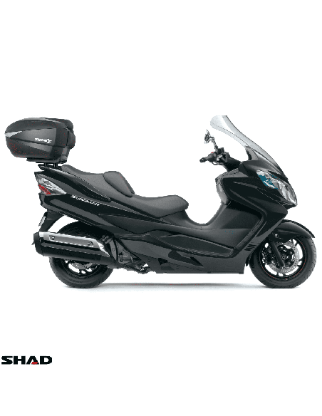 Portbagaj metalic spate Suzuki AN 400 Burgman (07-16) - AN 400 A Burgman (09-17) 4T LC 400cc - (culoare: negru)