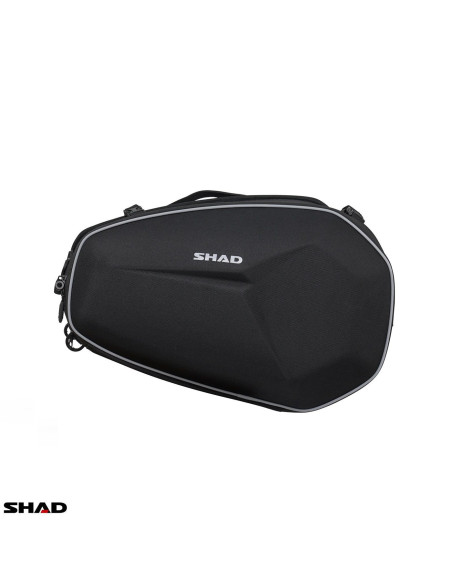 Set genti laterale Shad model E48 - culoare: negru (volum total: 46-58L)