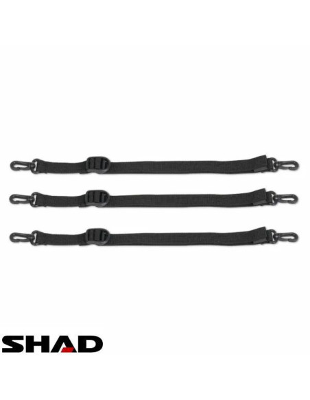 Set genti laterale Shad model E48 - culoare: negru (volum total: 46-58L)