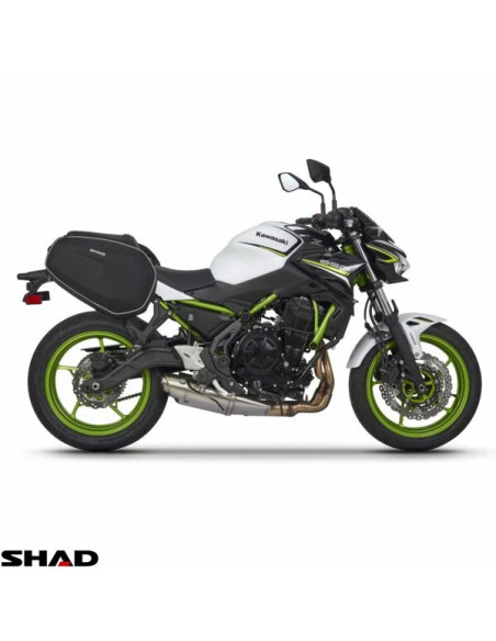Set genti laterale Shad model E48 - culoare: negru (volum total: 46-58L)
