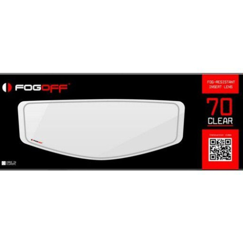 Lentila antiaburire transparenta FOGOFF - compatibila cu castile flip-up (modulabile) MT Atom 2 SV (tip MT-V-35 - FOG013) - Max 