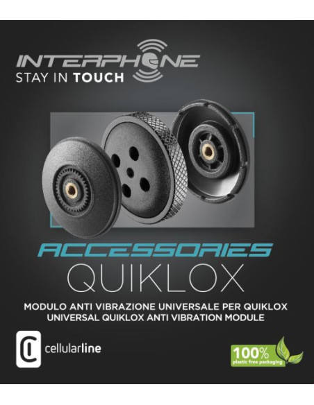 Sistem antivibratii pentru suport telefon Interphone model Quiklox