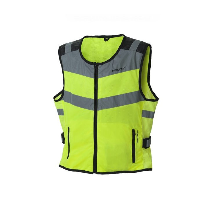 Vesta moto reflectorizanta Seventy model SD-S2 culoare: galben fluor