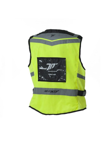 Vesta moto reflectorizanta Seventy model SD-S2 culoare: galben fluor