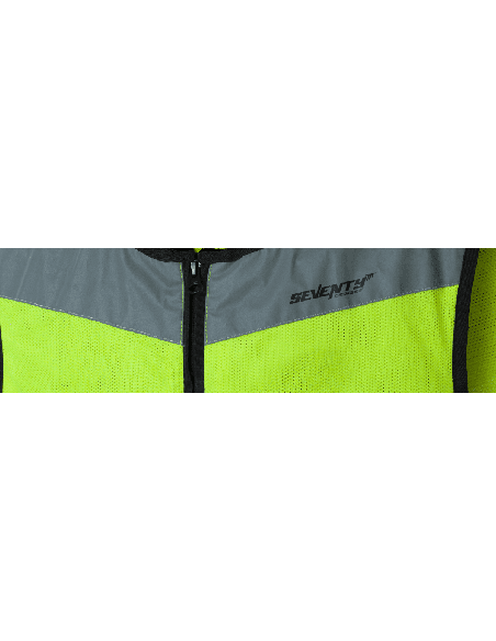 Vesta moto reflectorizanta Seventy model SD-S2 culoare: galben fluor