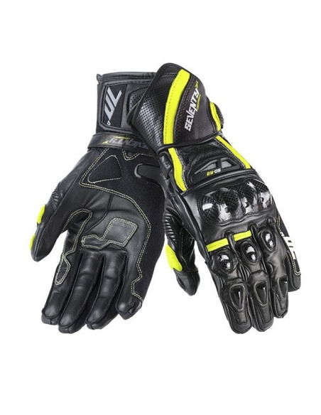Manusi copii racing vara Seventy model SD-R2K negru/galben