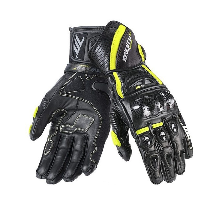 Manusi copii racing vara Seventy model SD-R2K negru/galben