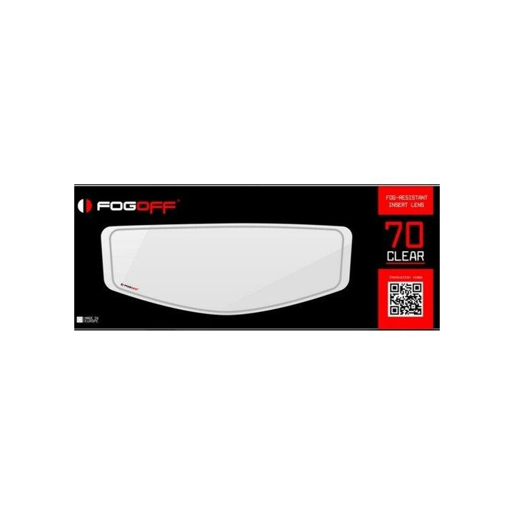 Lentila antiaburire transparenta FOGOFF - compatibila cu castile integrale MT Blade 2 SV – Rapide – Targo – Axxis Cobra (tip MT-