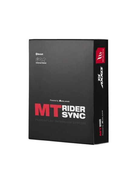 Sistem comunicatie moto complet Bluetooth MT - Axxis Rider Sync MT-B01 - Plug&amp Play Intercom System - kit 1 bucata (pentru 1 