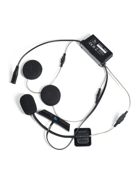 Sistem comunicatie moto complet Bluetooth MT - Axxis Rider Sync MT-B01 - Plug&amp Play Intercom System - kit 1 bucata (pentru 1 