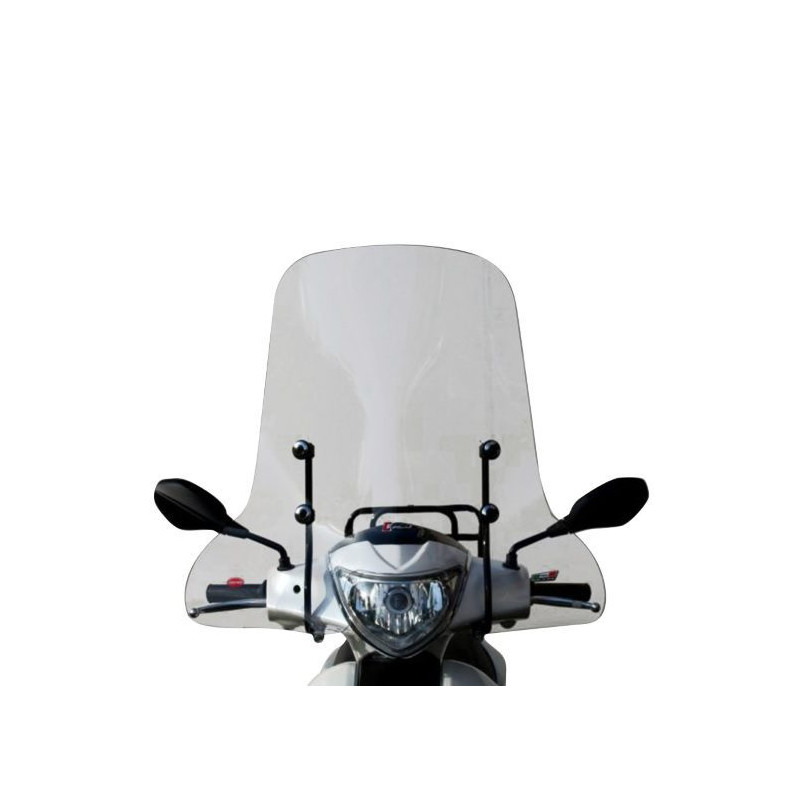 Parbriz mare (inalt) transparent Piaggio Fly 50 (12-17) - Fly 125 ie (12-15) 4T AC 50-125cc