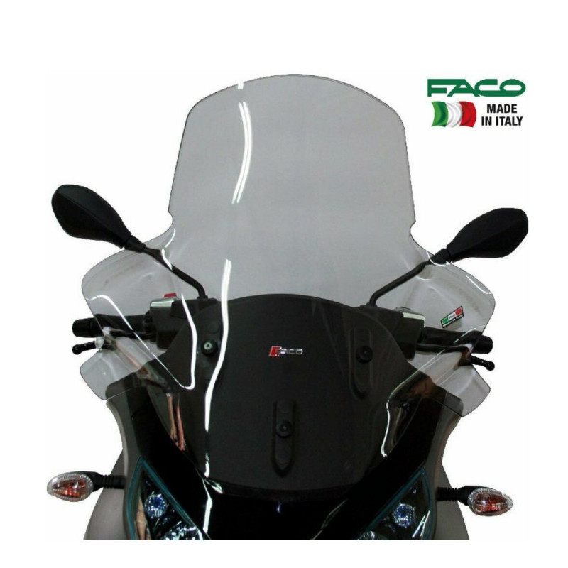 Parbriz mare transparent Piaggio MP3 125 ie (11-12) - MP3 300 Business-Sport (10-18) - MP3 350 (18-19) - MP3 500 Business-Sport 