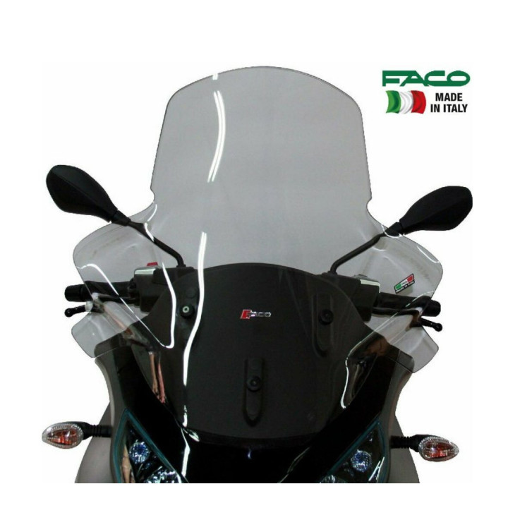 Parbriz mare transparent Piaggio MP3 125 ie (11-12) - MP3 300 Business-Sport (10-18) - MP3 350 (18-19) - MP3 500 Business-Sport 