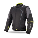 Geaca (jacheta) motociclete barbati Racing Seventy vara/iarna model SD-JR47 culoare: negru/galben fluor