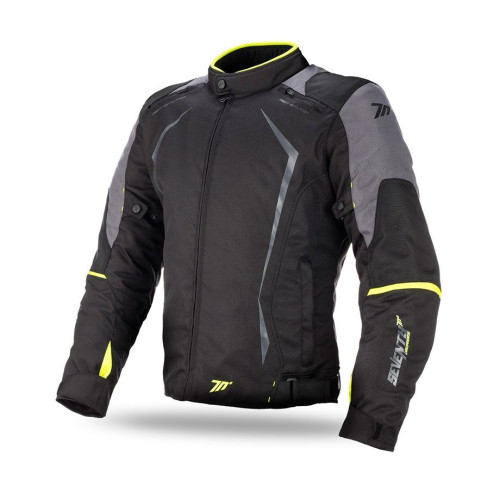 Geaca (jacheta) motociclete barbati Racing Seventy vara/iarna model SD-JR47 culoare: negru/galben fluor