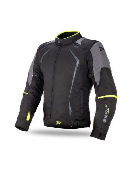 Geaca (jacheta) motociclete barbati Racing Seventy vara/iarna model SD-JR47 culoare: negru/galben fluor