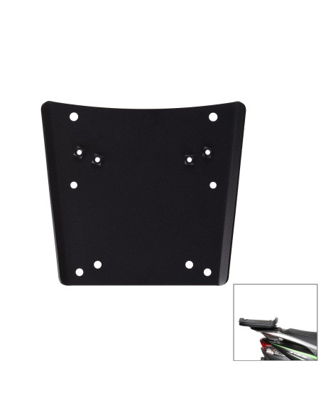 Portbagaj metalic spate Kawasaki J 125 - J 125 Edition (16-19) - J 300 - J 300 Edition (14-19) 4T LC 125-300cc - (culoare: negru
