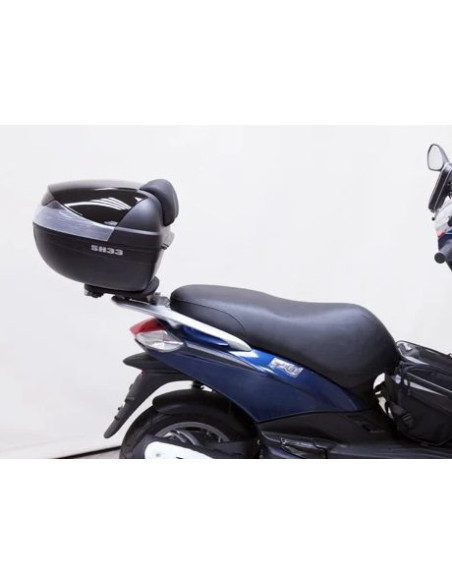 Portbagaj metalic spate Piaggio Fly (14-18) 4T AC 50cc - Fly 125 (13-16) 4T 3V AC 125cc (culoare: negru)