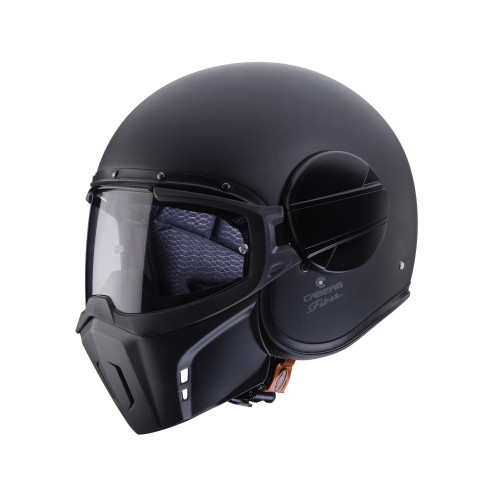 Casca Caberg model Ghost X 17 negru mat - fibra de sticla - omologare noua ECE 22.06