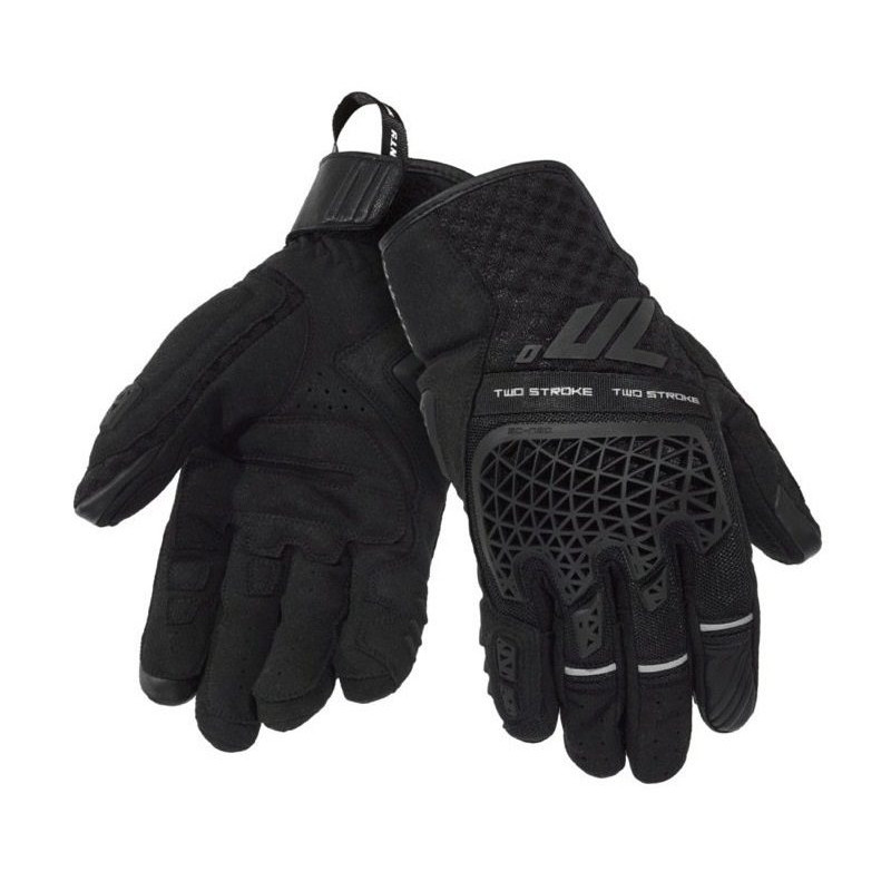 Manusi barbati Naked/Adventure vara Seventy model SD-N60 Two Stroke culoare: negru - degete tactile