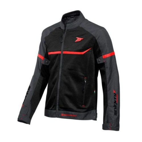 Geaca (jacheta) barbati Racing vara Seventy model SD-JR30.1 Mojave culoare: negru/rosu