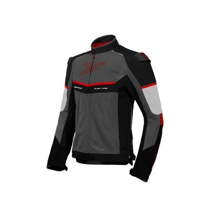 Geaca (jacheta) barbati Racing vara Seventy model SD-JR60 Thunder culoare: gri/rosu