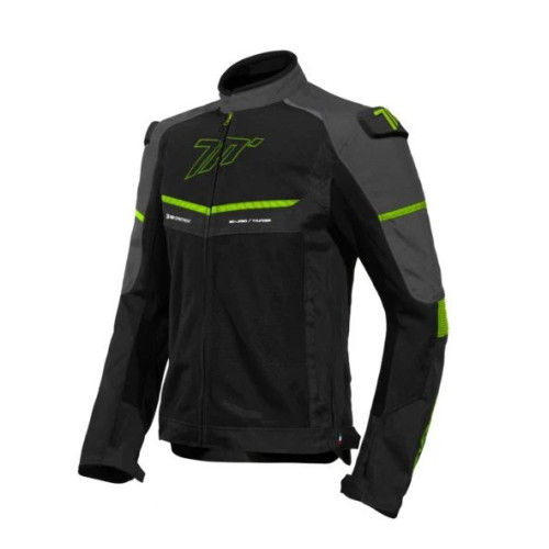 Geaca (jacheta) barbati Racing vara Seventy model SD-JR60 Thunder culoare: negru/gri/galben fluor