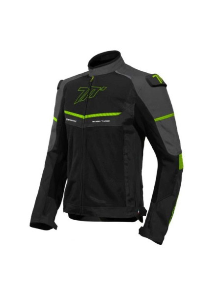 Geaca (jacheta) barbati Racing vara Seventy model SD-JR60 Thunder culoare: negru/gri/galben fluor