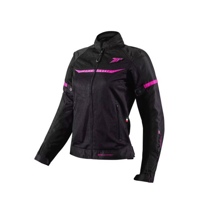Geaca (jacheta) femei Racing vara Seventy model SD-JR30.2 Mojave culoare: negru/fuchsia (roz)
